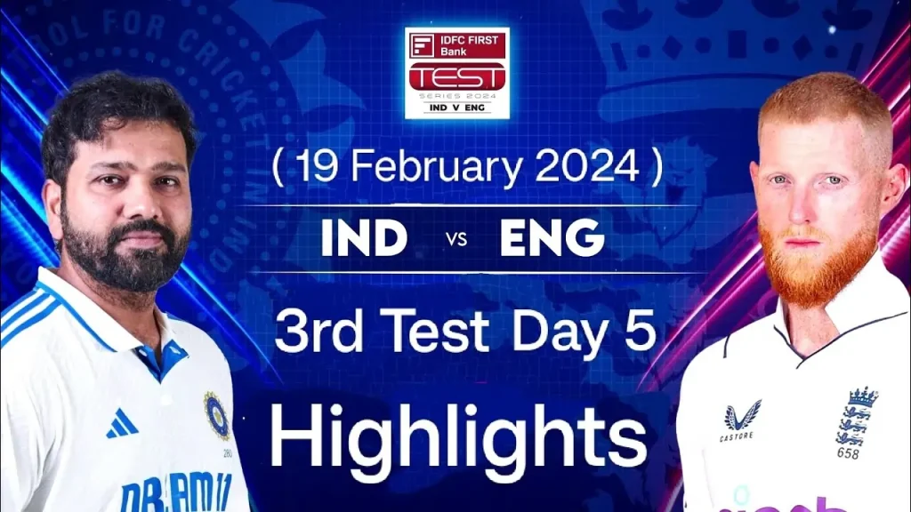 India vs England 3rd Test Day 5 Lord's