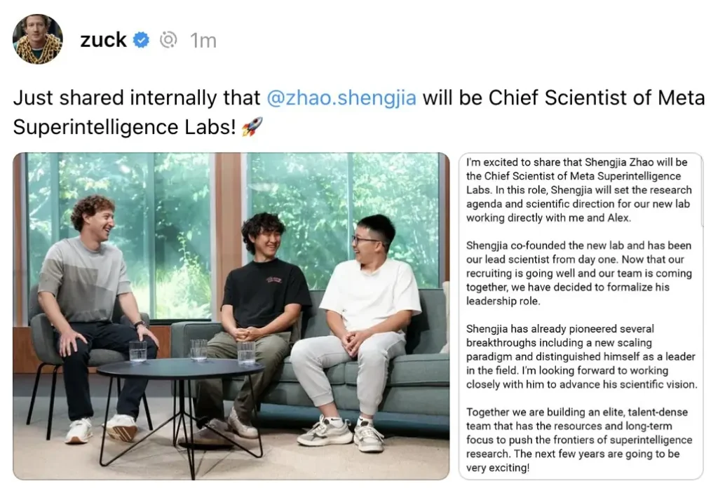 Meta Appoints ChatGPT Co-Creator as Chief Scientist